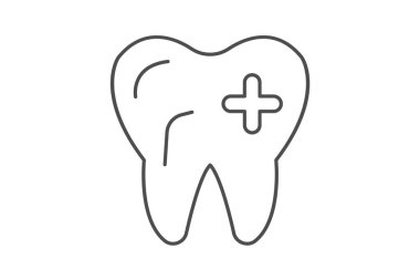 Diş Kliniği, vektör, piksel mükemmel, illüstratör dosyası