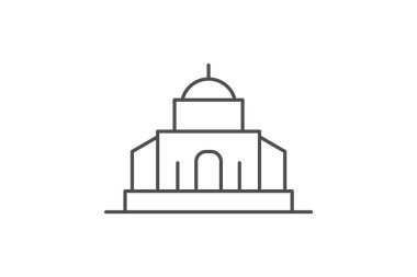 Anıtmezar Binası, vektör, piksel mükemmel, illüstratör dosyası