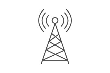 Yayın kulesi, vektör, piksel mükemmel, illüstratör dosyası