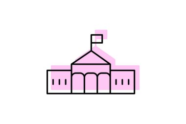 Parlamento Binası, vektör, piksel mükemmel, illüstratör dosyası