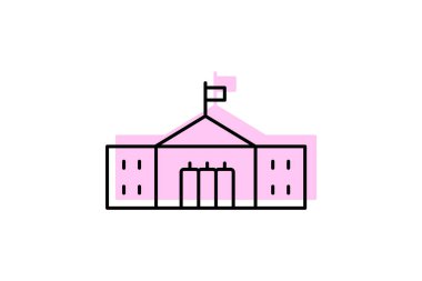 Parlamento Binası, vektör, piksel mükemmel, illüstratör dosyası