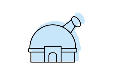 Gökevi Kubbesi, vektör, piksel mükemmel, illüstratör dosyası