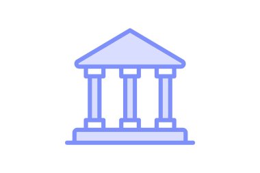 Adliye, vektör, piksel mükemmel, illüstratör dosyası