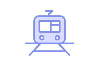 Tren istasyonu, vektör, piksel mükemmel, illüstratör dosyası