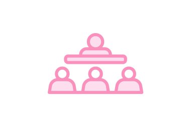 Konferans Merkezi, vektör, piksel mükemmel, illüstratör dosyası