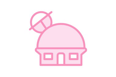 Planetaryum, vektör, piksel mükemmel, illüstratör dosyası