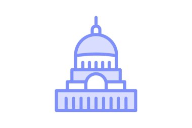 Capitol Binası, vektör, piksel mükemmel, illüstratör dosyası