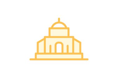 Anıtmezar Binası, vektör, piksel mükemmel, illüstratör dosyası