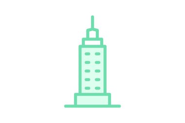 Ofis Kulesi, vektör, piksel mükemmel, illüstratör dosyası