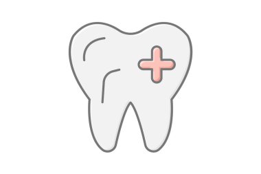 Diş Kliniği, vektör, piksel mükemmel, illüstratör dosyası