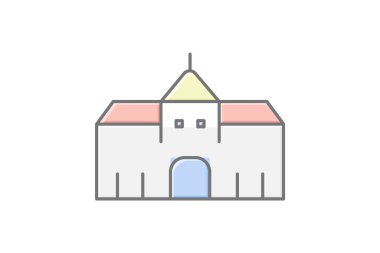 Miras Binası, vektör, piksel mükemmel, illüstratör dosyası