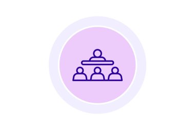 Konferans Merkezi, vektör, piksel mükemmel, illüstratör dosyası