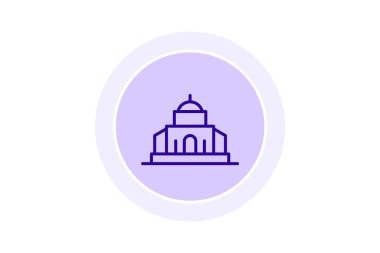 Anıtmezar Binası, vektör, piksel mükemmel, illüstratör dosyası