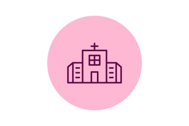 Hastane binası, vektör, piksel mükemmel, illüstratör dosyası