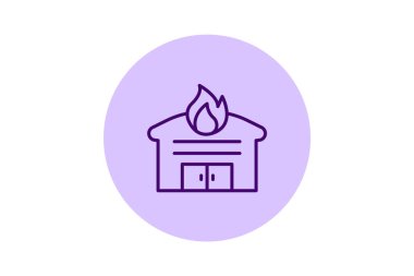 İtfaiye İstasyonu, vektör, piksel mükemmel, illüstratör dosyası