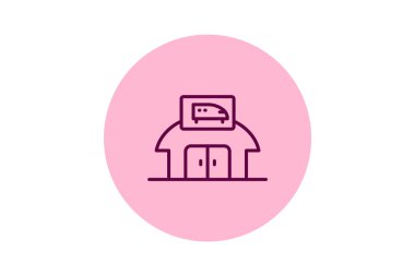 Metro istasyonu, vektör, piksel mükemmel, illüstratör dosyası