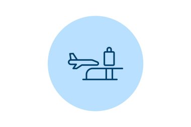 Havaalanı Terminali, vektör, piksel mükemmel, illüstratör dosyası