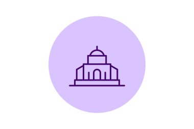 Anıtmezar Binası, vektör, piksel mükemmel, illüstratör dosyası