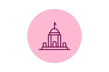 War Memorial Binası, vektör, piksel mükemmel, illüstratör dosyası