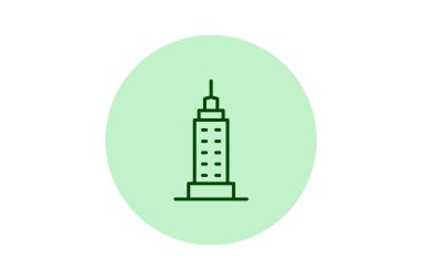 Ofis Kulesi, vektör, piksel mükemmel, illüstratör dosyası