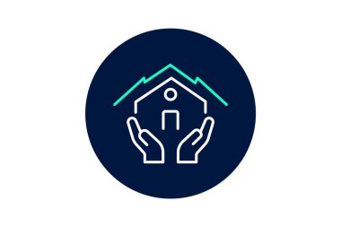 Sığınak Evi, vektör, piksel mükemmel, illüstratör dosyası