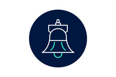 Çan kulesi, vektör, piksel mükemmel, illüstratör dosyası