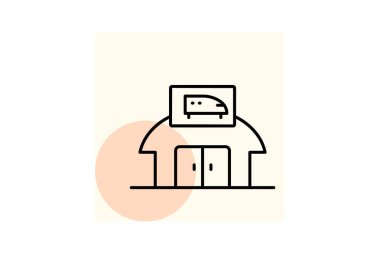 Metro istasyonu, vektör, piksel mükemmel, illüstratör dosyası