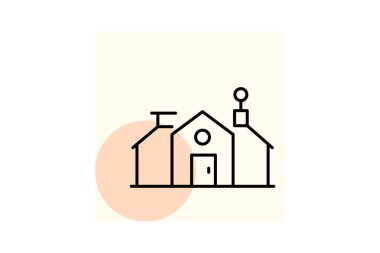 Bilim Laboratuvarı Binası, vektör, piksel mükemmel, illüstratör dosyası