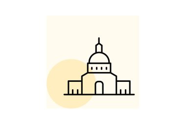 Yer imi Bina, vektör, piksel mükemmel, illüstratör dosyası