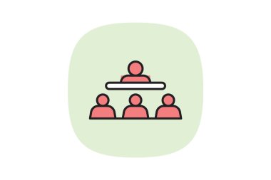 Konferans Merkezi, vektör, piksel mükemmel, illüstratör dosyası