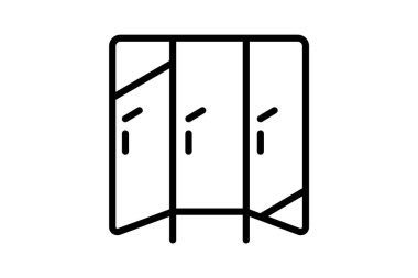 Ofis bölümü, vektör, piksel mükemmel, illüstratör dosyası