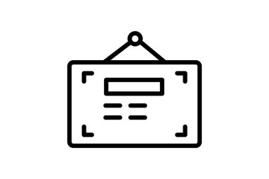 Bildirim Panosu, vektör, piksel mükemmel, illüstratör dosyası