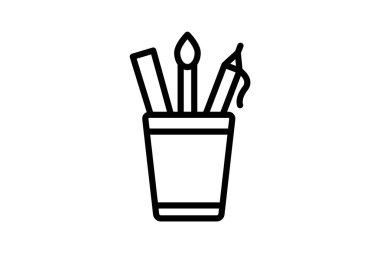 Kalem Durağı, vektör, piksel mükemmel, illüstratör dosyası