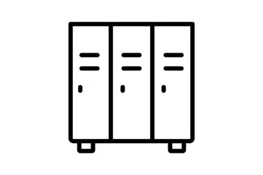 Ofis Dolabı, vektör, piksel mükemmel, illüstratör dosyası