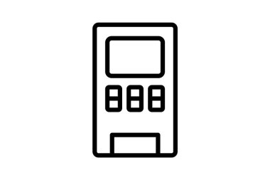 Ofis Atıştırmalığı Makinesi, vektör, piksel mükemmel, illüstratör dosyası