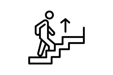 Ofis Merdiveni, vektör, piksel mükemmel, çizer dosyası