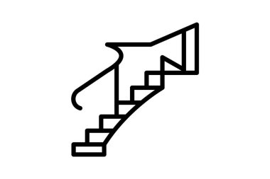 Spiral Merdivenler, vektör, piksel mükemmel, illüstratör dosyası