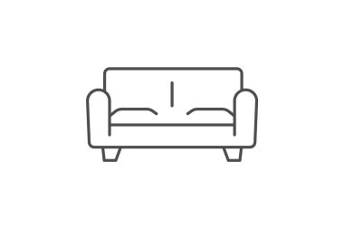 Office Sofa, vektör, piksel mükemmel, illüstratör dosyası