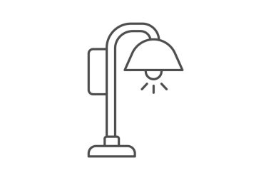 Yer lambası, vektör, piksel mükemmel, illüstratör dosyası