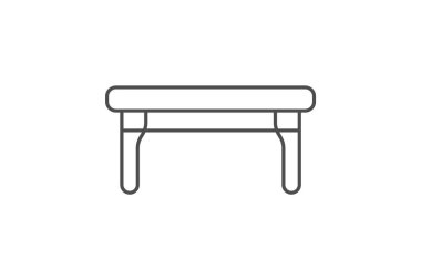 Kahve masası, vektör, piksel mükemmel, illüstratör dosyası