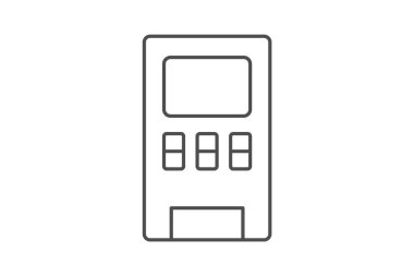 Ofis Atıştırmalığı Makinesi, vektör, piksel mükemmel, illüstratör dosyası