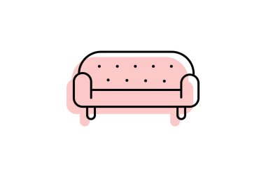 Lounge Osmanlı, vektör, piksel mükemmel, illüstratör dosyası