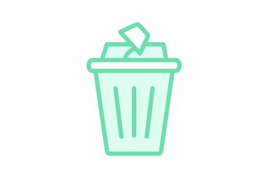 Ofis Çöp kutusu, vektör, piksel mükemmel, illüstratör dosyası