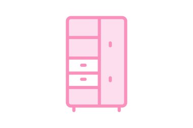 Dolap, vektör, piksel mükemmel, çizer dosyası