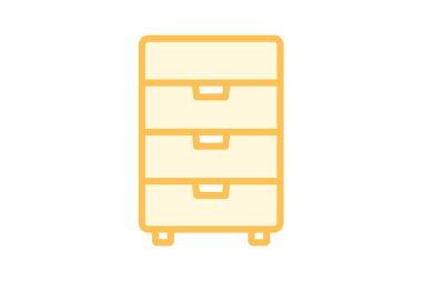 Depolama Dolabı, vektör, piksel mükemmel, illüstratör dosyası