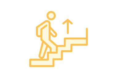 Ofis Merdiveni, vektör, piksel mükemmel, çizer dosyası