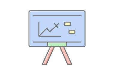 Beyaz tahta, vektör, piksel mükemmel, illüstratör dosyası