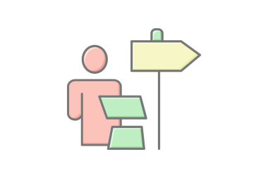 Ofis Geri Dönüşüm Kutusu, vektör, piksel mükemmel, illüstratör dosyası