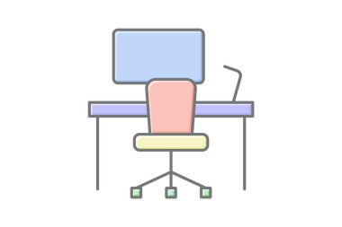 Masa, vektör, piksel mükemmel, illüstratör dosyası