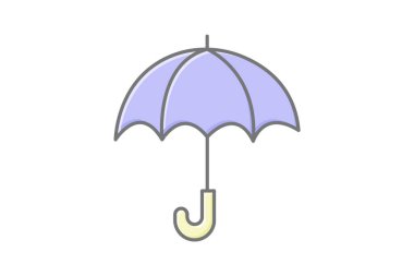 Şemsiye Duruşu, vektör, piksel mükemmel, illüstratör dosyası